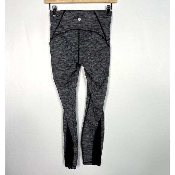 Lululemon 4 Train Times 7/8 Pant 25" Wee Are From Space Black Slate Legging - Picture 2 of 9